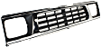 Grille, Chrome Shell with Painted Black Insert, Base Model