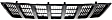 Grille Assembly, Painted Black Shell and Insert CAPA CERTIFIED