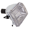 Passenger Side Headlight, with Bulb, Halogen, Clear Lens, CAPA Certified