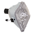 Driver Side Headlight, with Bulb, Halogen, Clear Lens, CAPA Certified