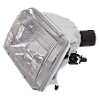Driver Side Headlight, with Bulb, Halogen, Clear Lens, CAPA Certified