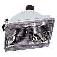 Driver Side Headlight, with Bulb, Halogen, Clear Lens, CAPA Certified