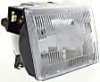 Passenger Side Headlight, with Bulb, Halogen, Clear Lens, Canada/USA Built Vehicle, CAPA CERTIFIED