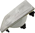 Passenger Side Headlight, with Bulb, Halogen, Clear Lens, CAPA Certified