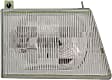 Passenger Side Headlight, with Bulb, Halogen, Clear Lens, CAPA Certified