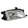 Passenger Side Headlight, with Bulb, Halogen, Clear Lens, 4 Cyl., 1.5L Engine