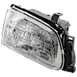 Passenger Side Headlight, with Bulb, Halogen, Clear Lens, 4 Cyl., 1.5L Engine
