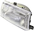 Passenger Side Halogen Headlight, With bulb(s), OE Replacement