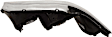 Passenger Side Headlight, without Bulb, Halogen, Clear Lens, Chrome Interior, Coupe/Sedan, CAPA Certified