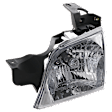 Driver Side Headlight, with Bulb, Halogen, Clear Lens, 6 Cyl., 3.4L Engine, CAPA CERTIFIED