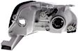 Driver Side Headlight, without Bulb, Halogen, Clear Lens, 4 Cyl., 1.6L Engine, CAPA CERTIFIED