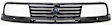 Grille Assembly, Painted Black Shell and Insert