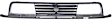 Grille Assembly, Painted Black Shell and Insert