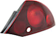 Passenger Side Halogen Tail Light, Without bulb(s), OE Replacement
