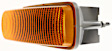Front, Driver or Passenger Side Turn Signal Light, Without bulb(s)