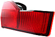 Driver Side, Inner Tail Light, without Bulb, Halogen, Clear and Red Lens, Sedan, CAPA CERTIFIED