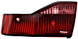 Passenger Side, Inner Tail Light, without Bulb, Halogen, Clear and Red Lens, Sedan, CAPA CERTIFIED