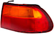 Passenger Side, Outer Tail Light, With bulb(s), Halogen, Amber and Red Lens