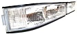 Driver and Passenger Side Corner Light, Without bulb(s), Halogen, Clear Lens, With Park/Signal Combination, With Diamond Design