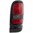 Driver Side Tail Light, without Bulb, Halogen, Clear and Red Lens, With Sport Package, Old Body Style