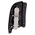 Passenger Side Tail Light, with Bulb, Halogen, Clear and Red Lens, CAPA CERTIFIED