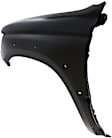 Front, Driver Side Fender, With Wheel Opening Molding Holes, CAPA CERTIFIED