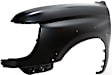 Front, Driver Side Fender, With Wheel Opening Molding Holes, CAPA CERTIFIED
