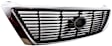Grille, Chrome Shell with Painted Dark Gray Insert, 6 Cyl., 3.0L Engine