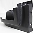 Front, Driver Side Bumper Filler, Black