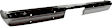 Rear Bumper, Chrome, Without License Plate Provision, Without Molding Holes, Without Mounting Brackets