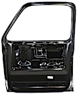 Front, Passenger Side Door Shell, With Holes For Door Handle and Key