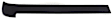 Rear, Driver Side, Lower Bumper Trim, Black