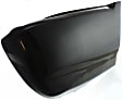 Rear, Passenger Side Bumper End, Gloss Black Plastic