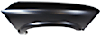 Front, Passenger Side Fender, Without Fender Flare Holes, CAPA CERTIFIED