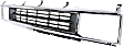 Grille Assembly, Chrome Shell With Black Insert