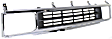 Grille Assembly, Chrome Shell With Black Insert