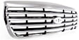 Grille, Chrome Shell with Painted Gray Insert, with Emblem Provision, 8 Cyl., 4.6L Engine