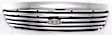 Grille, Chrome Shell with Painted Gray Insert, with Emblem Provision, 8 Cyl., 4.6L Engine