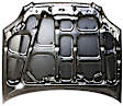 Hood, Steel, Primed, 4 Cyl., 1.6L Engine