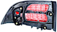 Passenger Side Tail Light, without Bulb, Halogen, Red Lens, Type-S Model, CAPA CERTIFIED