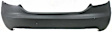 Rear Primed Bumper Cover, Sedan, Without Parking Aid Sensor Holes