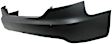 Rear Primed Bumper Cover, Sedan, Without Parking Aid Sensor Holes