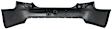 Rear Primed Bumper Cover, Sedan, Without Parking Aid Sensor Holes
