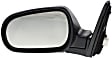 Driver Side Mirror, Power Adjust, Non-Heated, Manual Folding, Paintable, No Signal Light, No Memory, No Puddle Light, No Auto-Dimming, No Blind Spot Feature