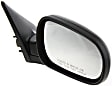 Passenger Side Mirror, Power Adjust, Non-Heated, Manual Folding, Paintable, No Signal Light, No Memory, No Puddle Light, No Auto-Dimming, No Blind Spot Feature