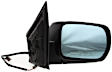 Passenger Side Mirror, Power, Manual Folding, Heated, Paintable, No Signal Light, Memory, Puddle Light, Auto-Dimming, and Blind Spot Feature, For Models Without Touring Package