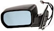 Driver Side Mirror, Power Adjust, Manual Folding, Heated, Paintable, No Signal Light, With memory, No Puddle Light, No Auto-Dimming, No Blind Spot Feature, With Touring Package