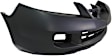 Front Primed Bumper Cover, 6 Cyl., 3.5L Engine, With Skid Plate Holes, CAPA Certified