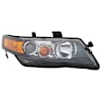 Passenger Side Headlight, without Bulb, HID/Xenon, Clear Lens, Base Model, CAPA CERTIFIED