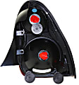 Driver Side Tail Light, Without bulb(s), Halogen, Red Lens